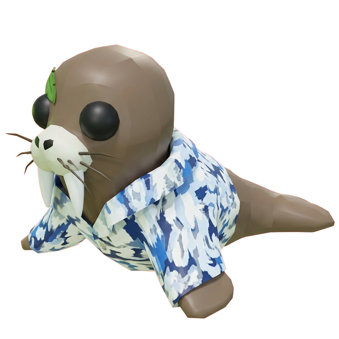 ⭐ F Summer Walrus - Adopt Me ⭐