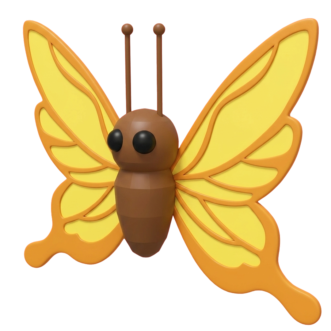 ⭐ F Yellow Butterfly - Adopt Me ⭐