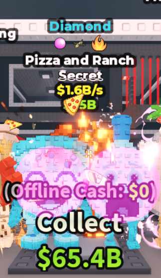 DIAMOND PIZZA AND RANCH 1.6B/S (FIRE + 2 TRAITS) – STEAL A BRAINROT – FAST DELIVERY & TRUSTED #C9VN2K