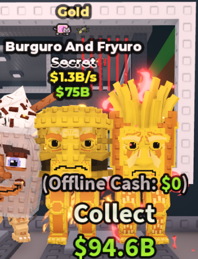 GOLD BURGURO AND FRYURO 1.3B/S (NUCLEAR + NYANCAT) – STEAL A BRAINROT – FAST DELIVERY & TRUSTED #A6JP4T