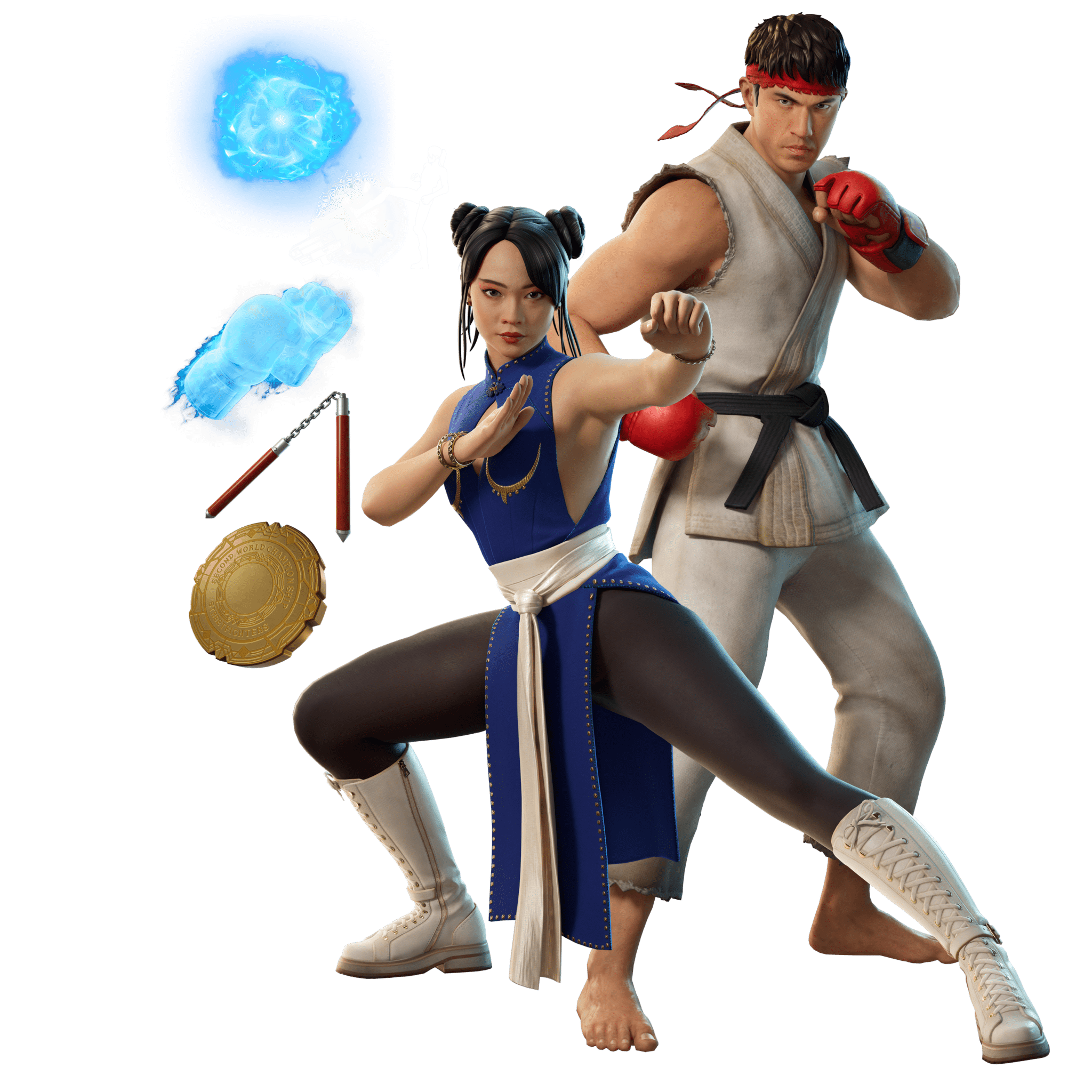 Fortnite Gifting: Live Action Street Fighter Bundle (2400 V-Bucks) | READ DESCRIPTION