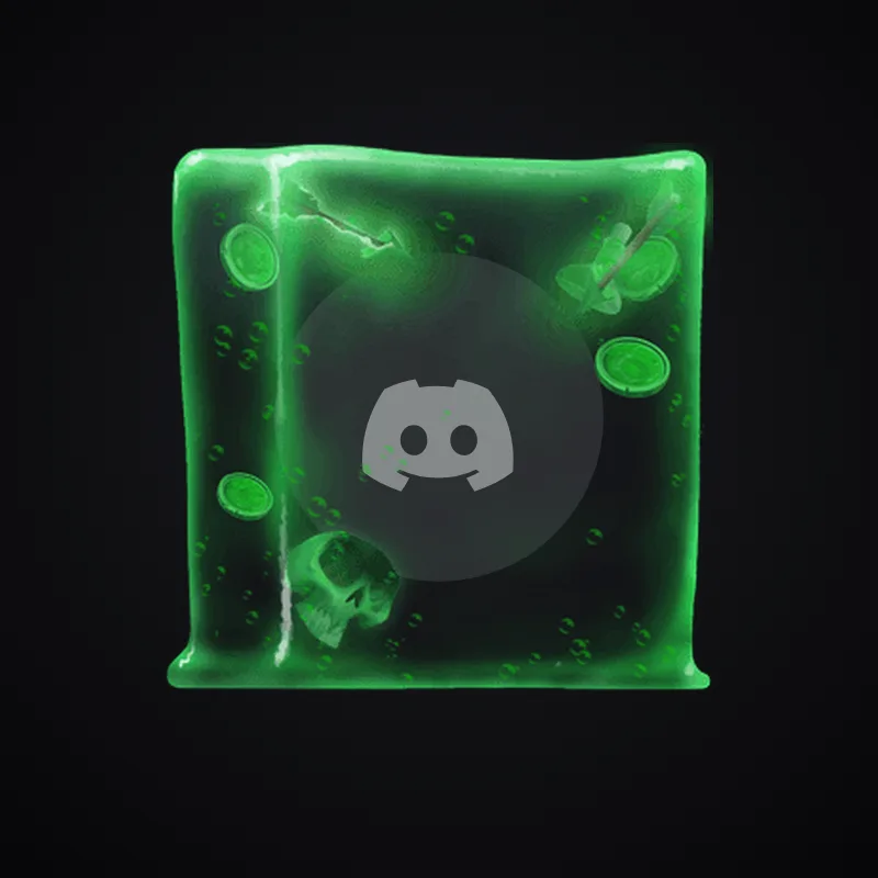 Discord Green Gelatinous Cube Avatar Decoration 🎁 | Gift Link | Instant & Safe