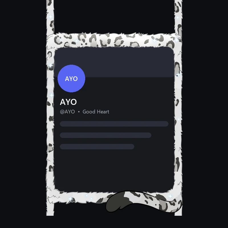 Discord Leopard Print Profile Frame 🎁 | Gift Link | Instant
