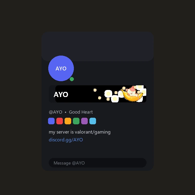 Discord Banana Bliss Nameplate 🎁 | Gift Link | Instant