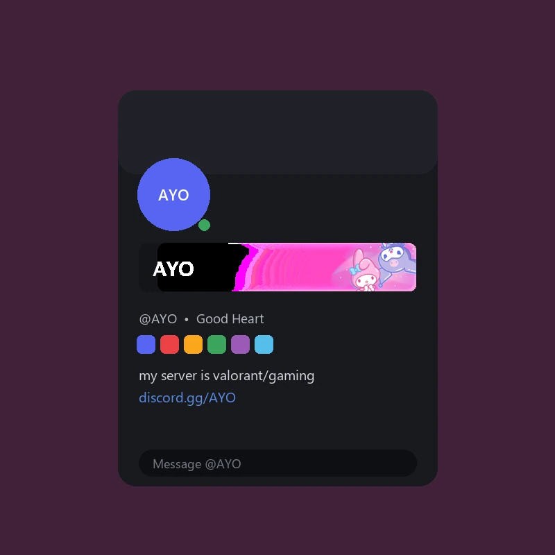 Discord Kuromi x My Melody Nameplate 🎁 | Gift Link | Instant