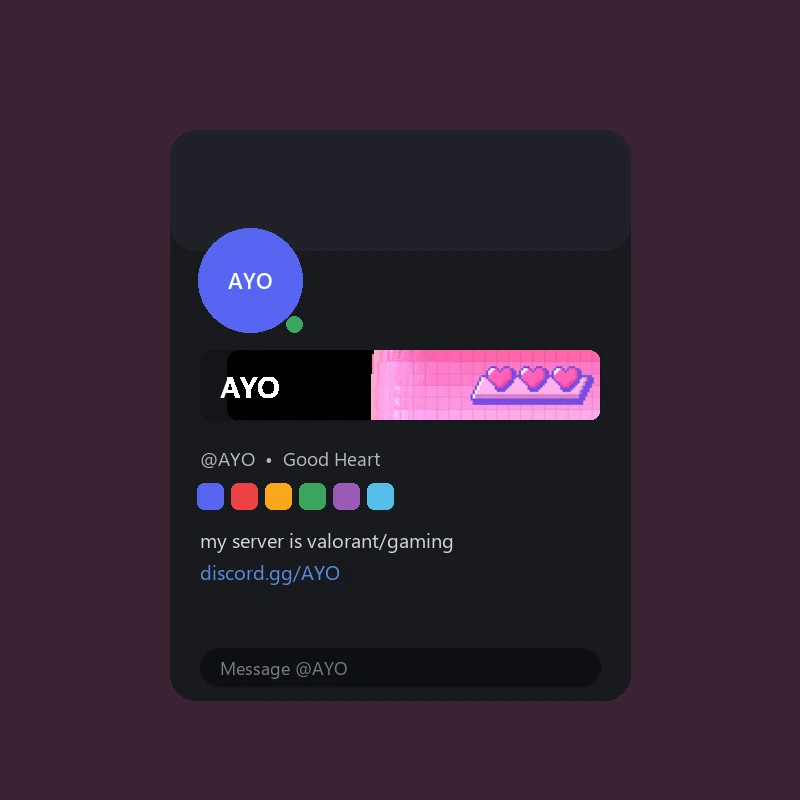 Discord Love Meter Nameplate 🎁 | Gift Link | Instant