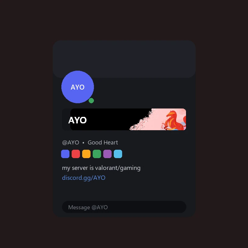 Discord Crimson Stallion Nameplate 🎁 | Gift Link | Instant