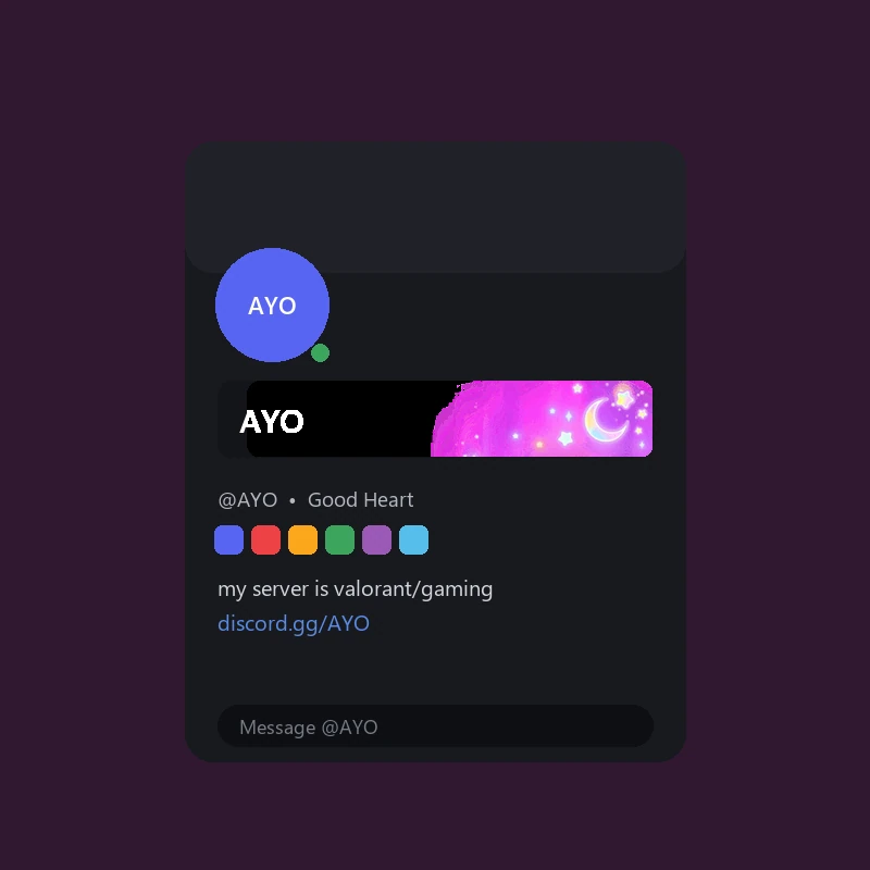 Discord Moon Bloom Nameplate 🎁 | Gift Link | Instant