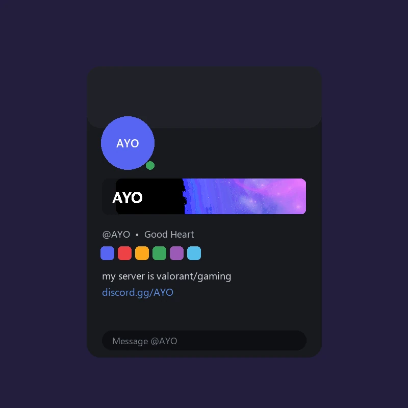 Discord Cosmic Twilight Flow Nameplate 🎁 | Gift Link | Instant