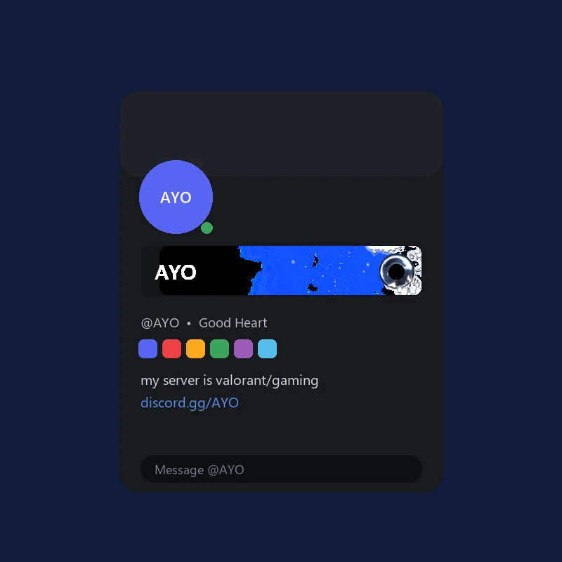 Discord Satoru Gojo Nameplate 🎁 | Gift Link | Instant