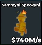 Gold Sammyni Spookyni 740M/s - Clean Traits - For New Skin Base Index - Cheap and Fast Delivery