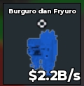 BS13618 Burguro and Fryuro Footbal Traits Rainbow 2.2B/s