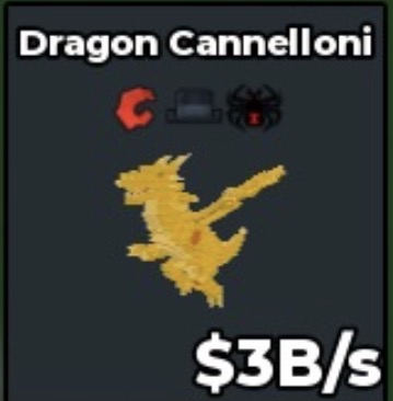 BS13634 Dragon Cannelloni 3B/s