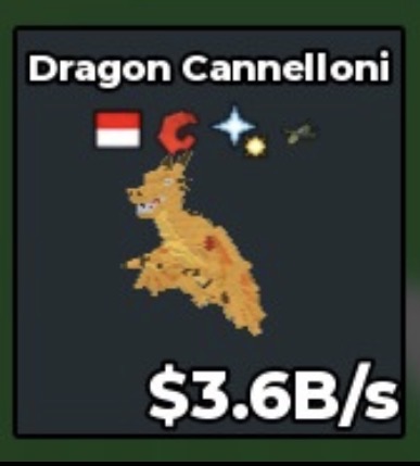 BS13637 Dragon Cannelloni 3.6B/s