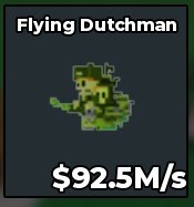 Flying DUTCHMAN - for new skin base index 92.5M/s