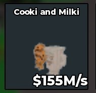 Cooki and Milki 155M/s