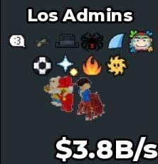 BS13645 Los Admins 3.8B/s | Cheap And fast Delivery