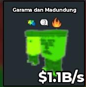BS13654 Garama and Madundung Radioactive 1.1B/s