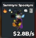 BS13671 Sammyni Spookyni 2.8B/s