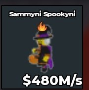 Sammyni Spookini with fire trait 480M/s