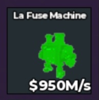 BS13684 La Fuse Machine Rainbow 950M/s