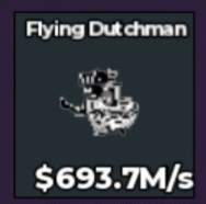 BS13685 New Flying Dutchman very rare Yin Yang 693M/s
