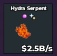 BS13688 Hydra Serpent RARE Lava 2.5B/s