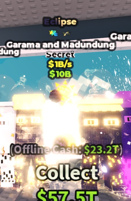 FAST RESPONSE | Eclipse Garama and Madundung $1B/s ( Glitch Explosive Trait ) | 1000% SAFE 🔒 #5014