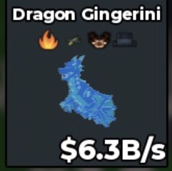 BS13707 Dragon Gingerini Rainder Trait 6.3B/s