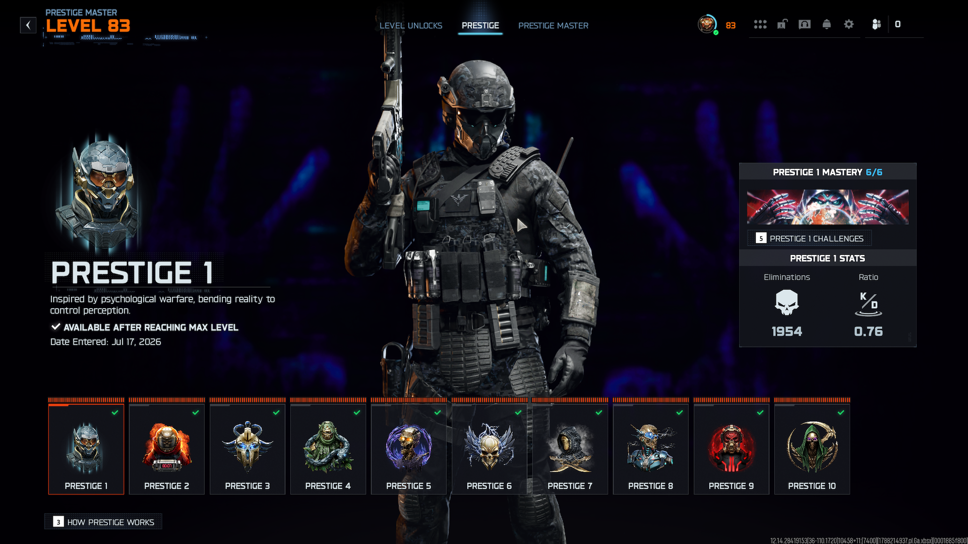 👑BO7 - Complete Prestige 0 to Level 56 Prestige Master Boost | 14 Days Delivery
