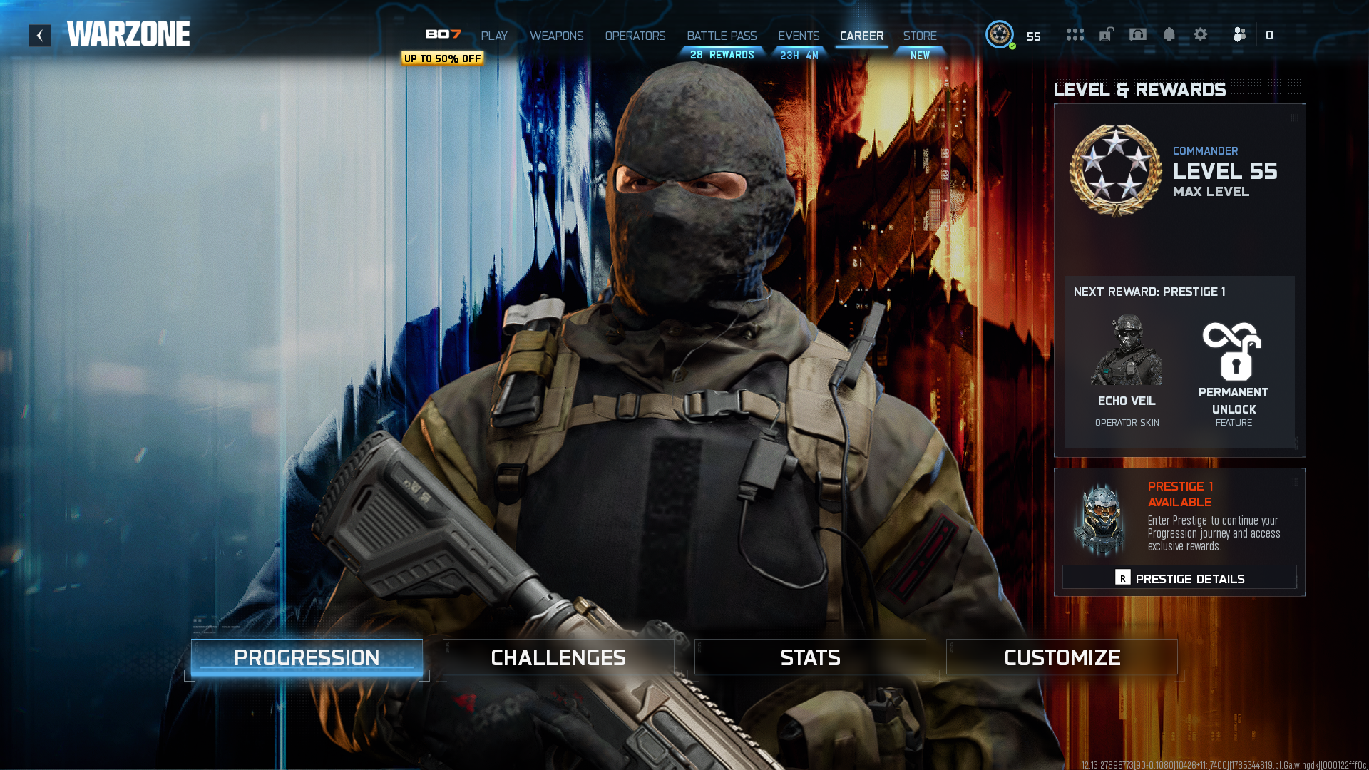 ⚡BO7 - Level 1 to Level 55 Military Level Boost | All Platforms | Express 1.5 Days