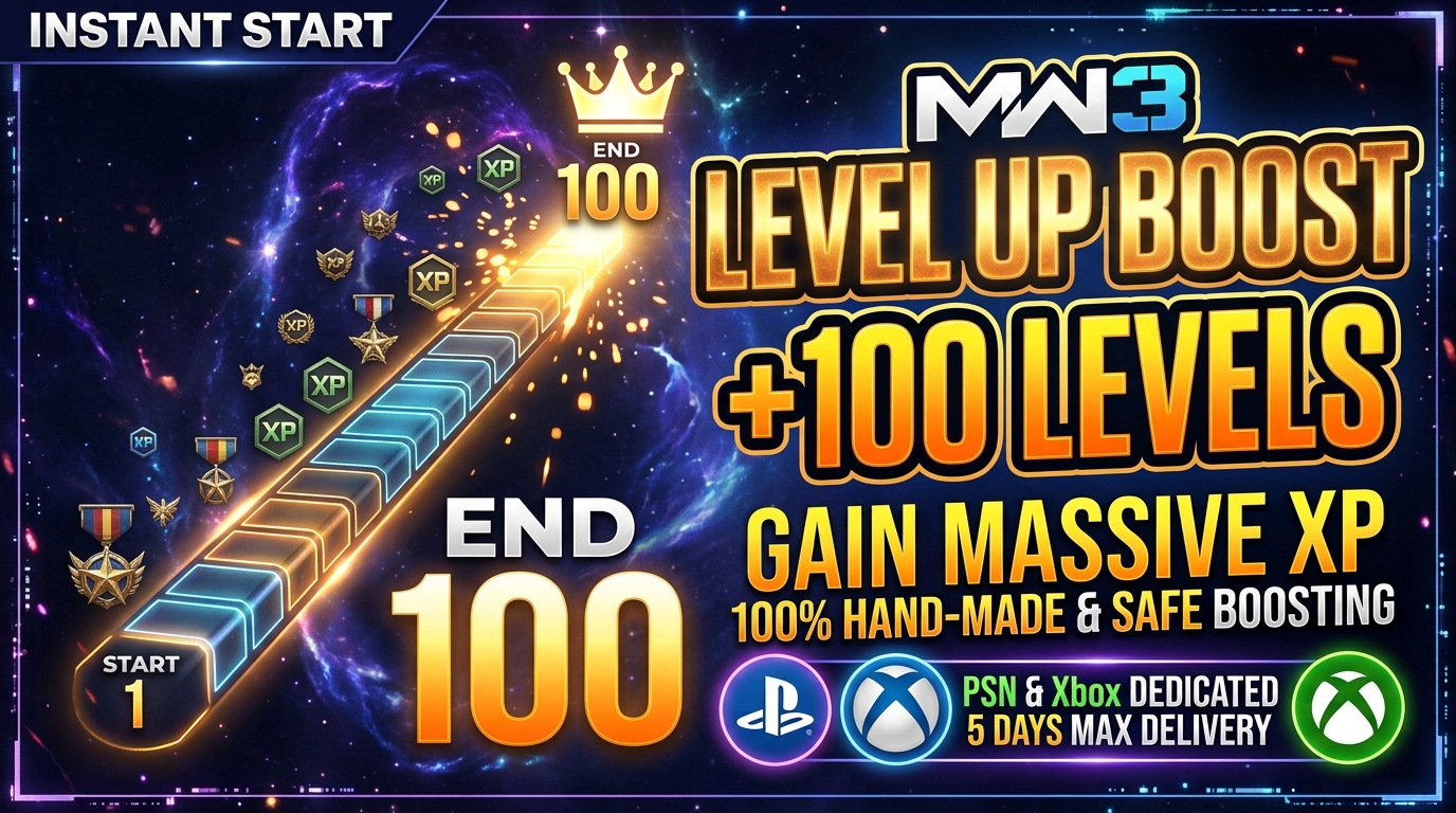 🔥MW3 - 100 Levels Boost | PSN & Xbox Only | Express 5 Days