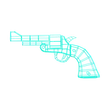 Da Hood | Revolver | Skin | Wireframe ⭐ Fast Delivery ⚡