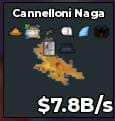 BS13730 Dragon Cannelloni 7.8B/s
