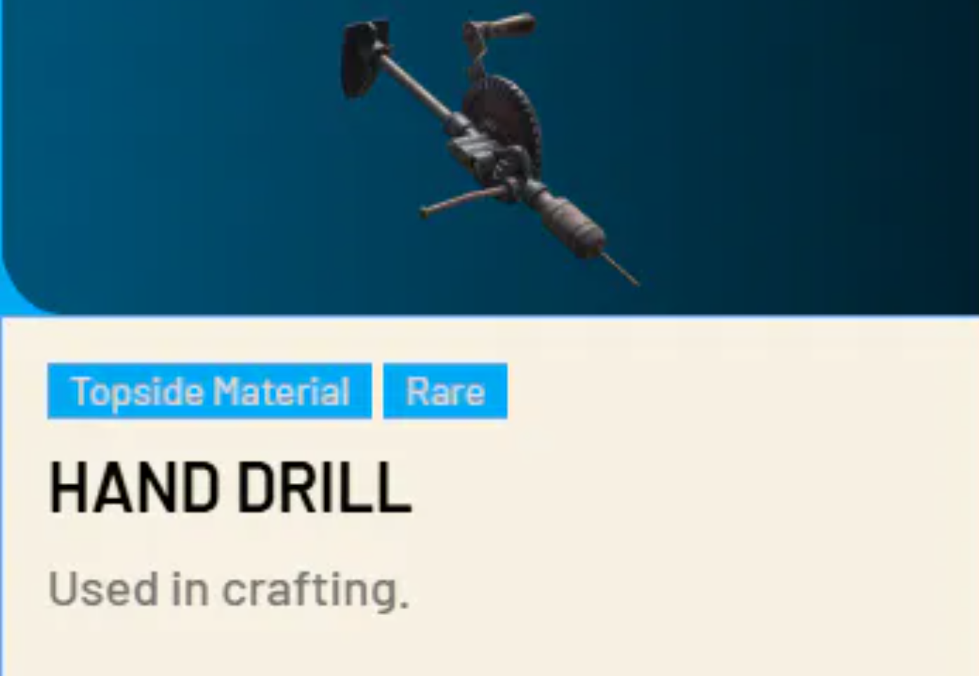 3 Hand Drill