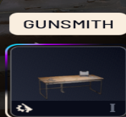 Weapon gunsmith Workbench lv1-4