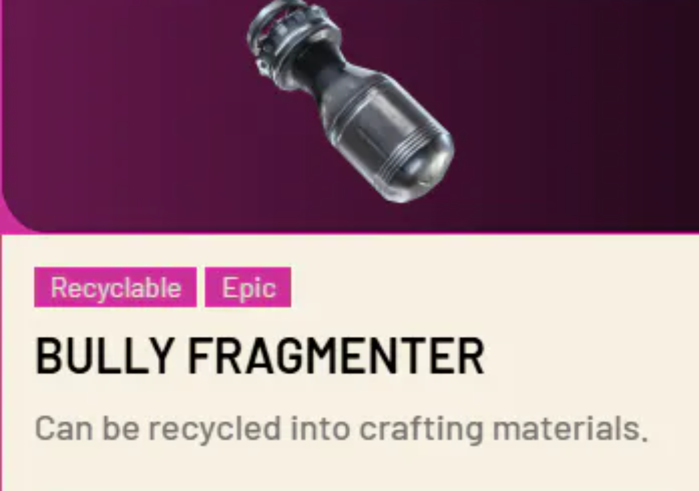 3*Bully Fragmenter