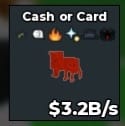 BS13749 Cash or Card CLEAN TRAIT Rainbow 3.2B/s