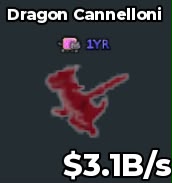 BS13771 Dragon Cannelloni Bloodrot 3.1M/s