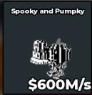 BS13818 Spooky and Pumpky Yin Yang 600M/s