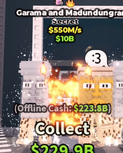 GARAMA AND MADUNDUNG 550M/S (NYANCAT + FIRE) – STEAL A BRAINROT – FAST DELIVERY & TRUSTED #M6QX2N
