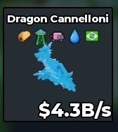 BS13837 Dragon Cannelloni Diamond 4.3B/s