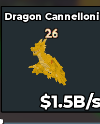 Gold Dragon Cannelloni 1.5b/s 26 Trait🎃 Instant Delivery