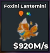 BS13870 Foxini Lanternini 920M/s