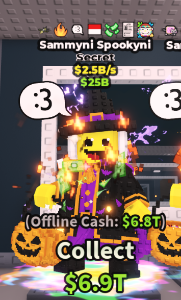 SAMMYNI SPOOKYNI 2.5B/S (MONEY + 6 TRAITS) – STEAL A BRAINROT – FAST DELIVERY & TRUSTED #C4XN9P