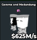 BS13876 Garama and Madundung Yin Yang 625M/s
