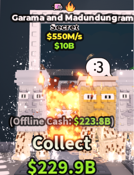 GARAMA AND MADUNDUNG 550M/S (NYANCAT + FIRE) – STEAL A BRAINROT – FAST DELIVERY & TRUSTED #M6QX2N