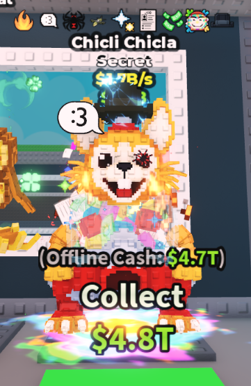 CHICLI CHICLA 1.7B/S (MONEY + 8 TRAITS) – STEAL A BRAINROT – FAST DELIVERY & TRUSTED #X8RM2N