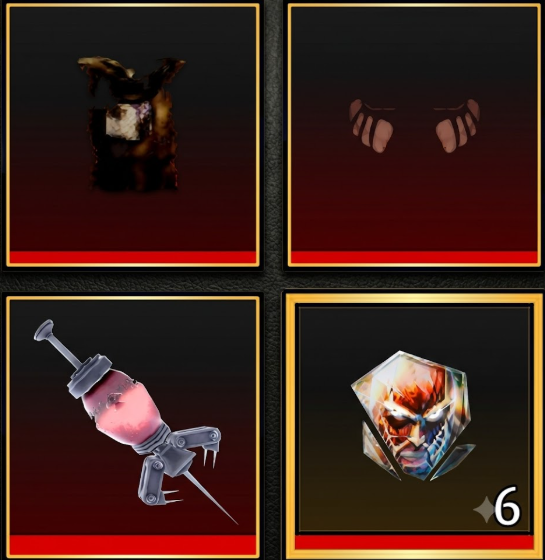 Combo Colossal Build ( Colossal Serum - X6 Shard - Colossal Scars - Scorched Cloak ) no Stat