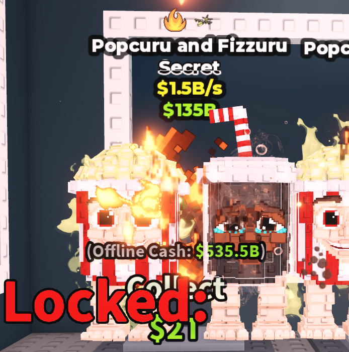 🍔NO TACO🍔 Popcuru and Fizzuru 💵 1.5B/s 💵 Fire + Explosive Traits ⭐ YOU GET THE ONE IN PICTURE ✅ 500+ Orders ✅ TOP SELLER ✅ GamerTagz